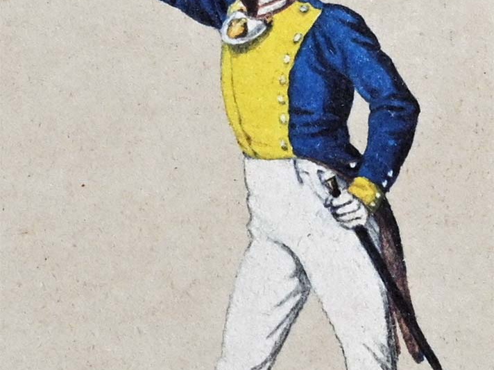 Infanterie - 10. Linieninfanterie-Regiment Junker, Hauptmann 1812