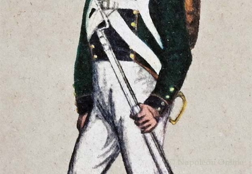 Infanterie - 2. Leichtes Infanterie-Bataillon Wreden, Soldat 1811