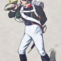 Infanterie - 4. Leichtes Infanterie-Bataillon Theobald, Hornist der Schützenkompanie 1811