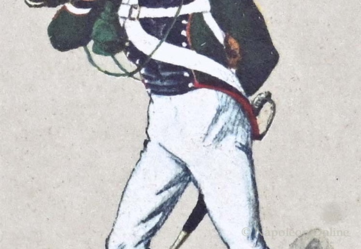 Infanterie - 4. Leichtes Infanterie-Bataillon Theobald, Hornist der Schützenkompanie 1811