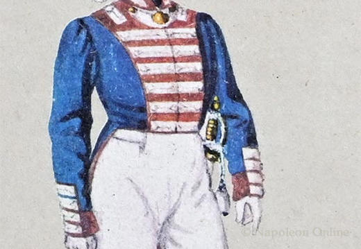 Infanterie - Grenadier-Garde, Oberleutnant in Gala-Uniform 1814