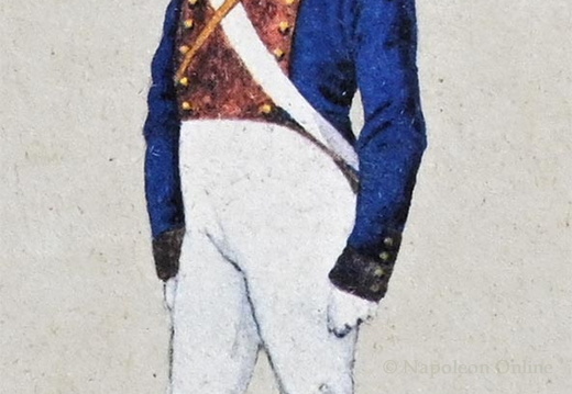 Infanterie - Linieninfanterie, Fourier 1814