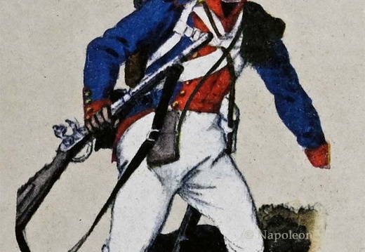 Infanterie - Linieninfanterie, Schütze der 1. Schützenkompanie 1814