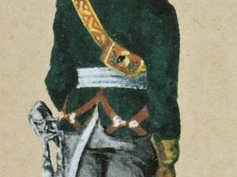 Kavallerie - Chevaulegers-Regiment Leiningen, Oberlieutenant 1801