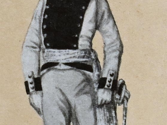 Kavallerie - Dragoner-Regiment Taxis, Offizier 1801