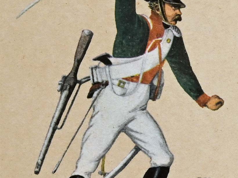Kavallerie - 3. Chevaulegers-Regiment Leiningen, Soldat 1805