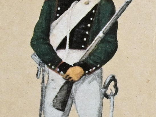 Kavallerie - 4. Chevaulegers-Regiment Bubenhofen, Soldat 1805