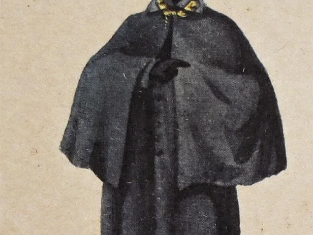 Kavallerie - Chevaulegers, Offizier im Mantel 1803