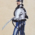 Kavallerie - Freiwillige Landhusaren, Unteroffizier 1813