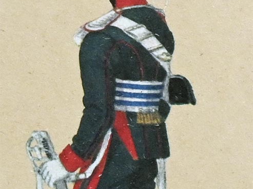 Kavallerie - Ulanen-Regiment, Unteroffizier 1814