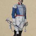 Kavallerie - Garde du Corps, Trompeter 1814