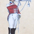 Kavallerie - Garde du Corps, Trompeter in Gala-Uniform 1814