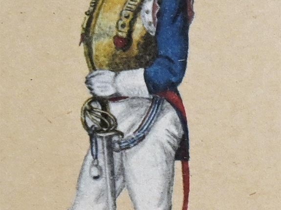 Kavallerie - Garde du Corps, Stabsoffizier 1814