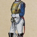 Kavallerie - Garde du Corps, Stabsoffizier 1814