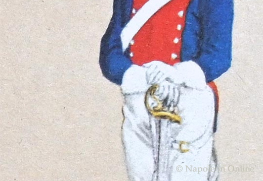 Kavallerie - Kürassier-Regiment, Kürassier in Gala-Uniform 1815