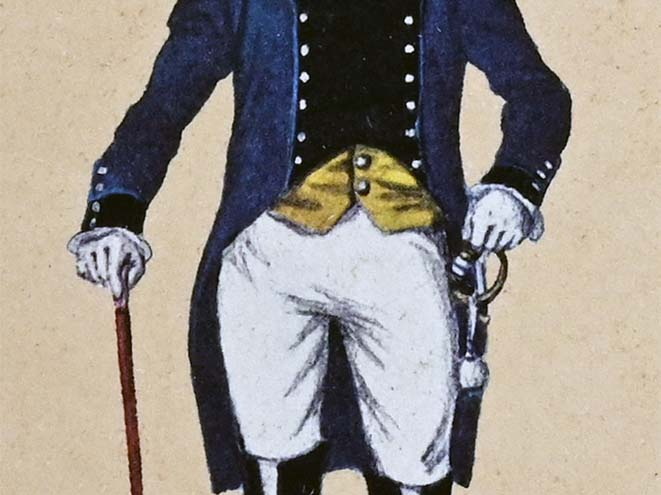 Veteranen und Pensionäre - Quittierter General 1803