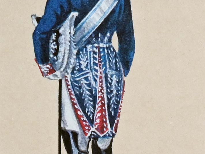 Generalstab - Generalmajor in Gala-Uniform 1812