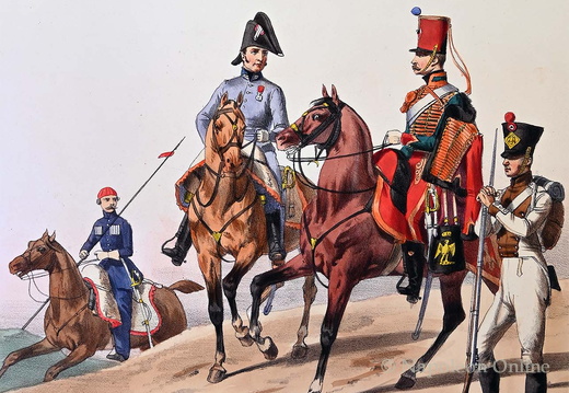 Regionale Truppen und Kavallerie 1814-1815