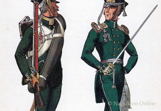 Marine-Infanterie - 2. Marine-Regiment, Unteroffizier und Kompanieoffizier
