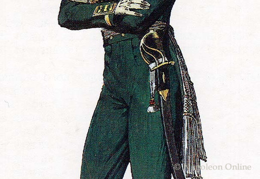 Marine-Infanterie - Garde-Flottenequipage, Kompanieoffizier