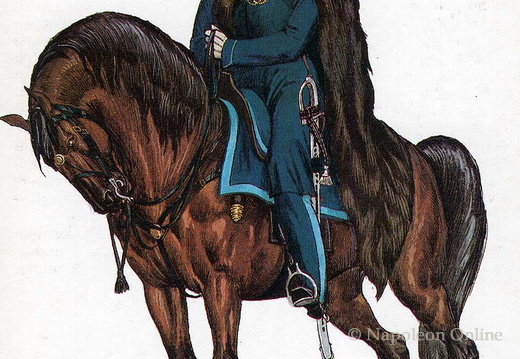 Kosaken - Regiment des Grafen M.A. Dmitriew-Mamonow, Oberoffizier