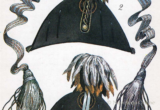 Offiziere - Schärpen und Hüte