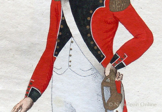 Frankreich - Garde von Paris, Offizier vom 2. Regiment