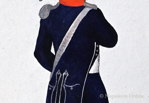 Frankreich - Leichte Infanterie, Offizier