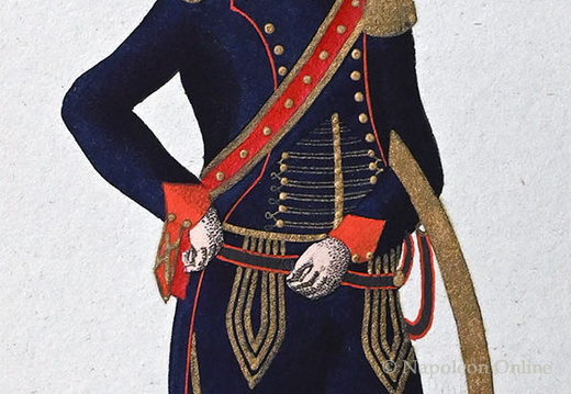 Frankreich - Artillerie zu Pferd, Offizier