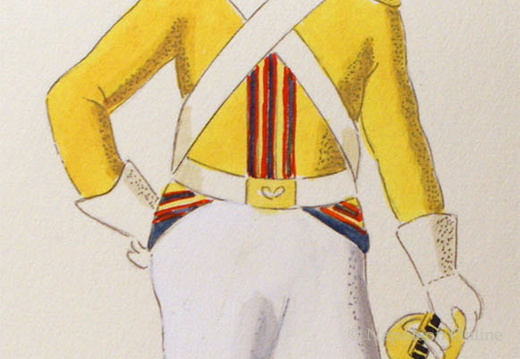 Sachsen - Kürassiere, Soldat der Garde du Corps