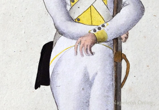 Sachsen - Linieninfanterie, Musketier des Regiments Prinz Maximilian