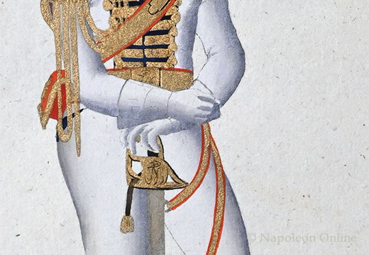 Westphalen - Garde du Corps, Offizier