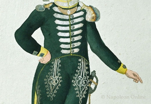 Westphalen - Gardejäger, Offizier