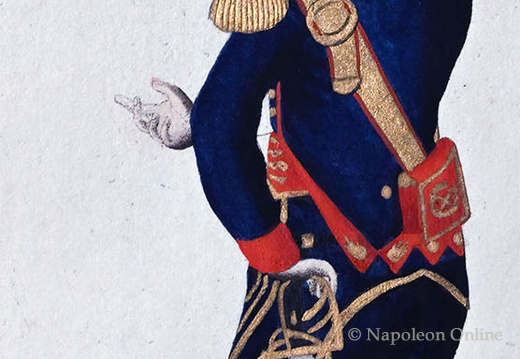 Westphalen - Artillerie zu Pferd, Offizier