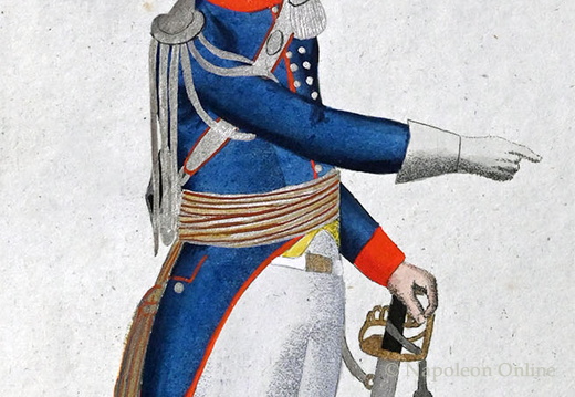 Baden - Dragoner, Offizier