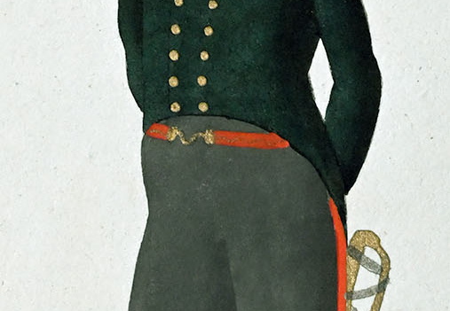 Schwarzburg - Infanterie, Offizier