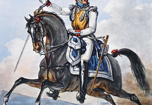 Karabiniers - 1. Regiment, Oberst (Colonel) in großer Uniform