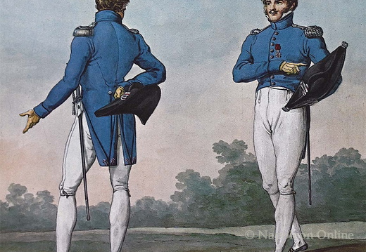 Karabiniers - 2. Regiment, Offiziere im Gesellschaftsanzug