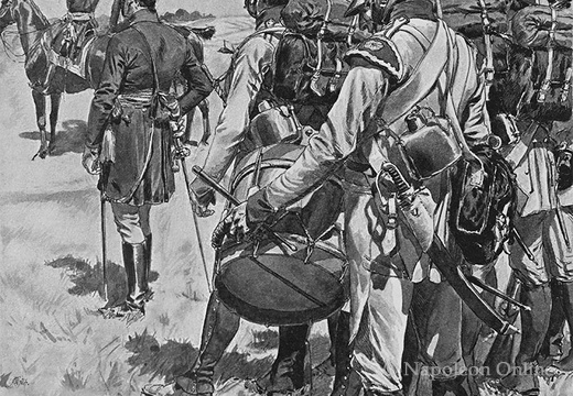 Infanterie 1809-1815 - Offiziere, Mannschaften und Trommler