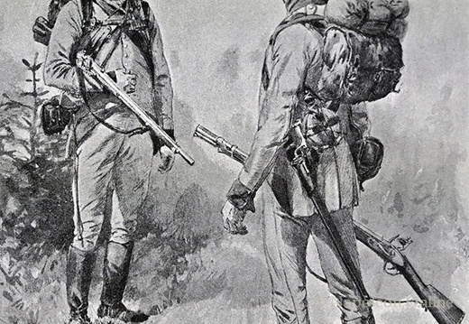 Jäger 1800 - Stutzenschütze und Flintenschüsse