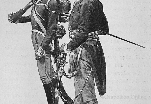 Landwehr 1809 - Steirische Landwehr, Landwehrmann und Offizier