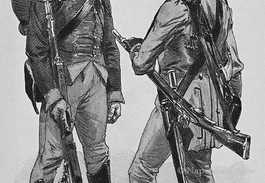 Landwehr 1809 - Böhmische und Mährische Landwehr, Landwehrmänner