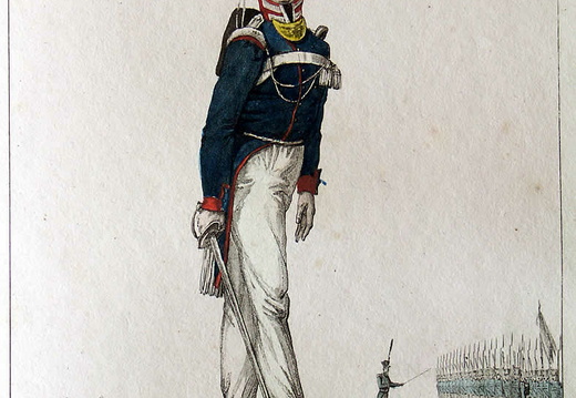 Preussen - Grenadieroffizier der Garde in Paradeuniform