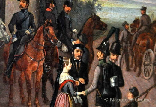 Ausmarsch der Braunschweiger 1815 - Mittlerer Teil