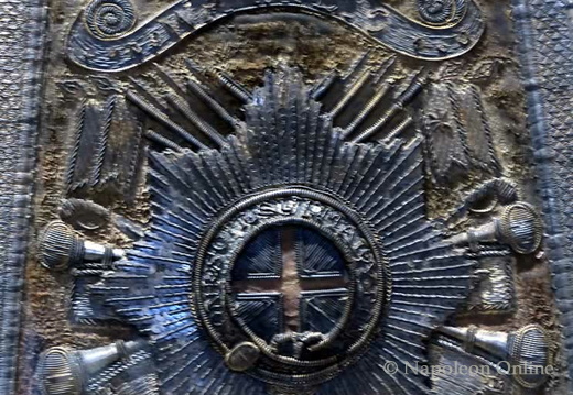 Life Guards - Säbeltasche eines Offiziers 1815 (Verzierung)