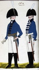 Dragoner und Offizier des Regiments Graf Herzberg 1806