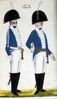Dragoner und Offizier des Regiments Auer 1806