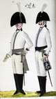 Kürassier und Offizier des Regiments Heising 1806