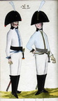 Kürassier und Offizier des Regiments Wagenfeld 1806