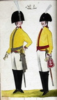 Offizier und Kürassier vom Regiment Beeren 1806